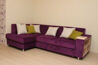 Угловой диван"Имперский пурпур"